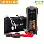 جهاز تشغيل الطوارئ للسيارات (بوستر) 4 في 1: بادئ تشغيل 4000 أمبير، ضاغط هواء 10 بار، بنك طاقة 24000 ميلي أمبير، ومصباح يدوي BEETRO