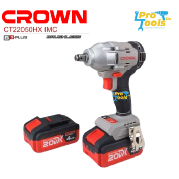 مفتاح ربط صدمي لاسلكي 20 فولت بحد أقصى 1/2 بوصة 350 نيوتن متر مع بطاريتين 4.0 أمبير وشاحن وحقيبة