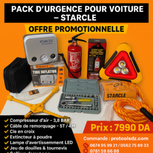 PACK D’URGENCE POUR VOITURE – OFFRE PROMOTIONNELLE