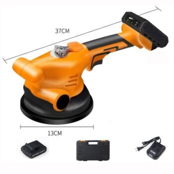 ماصة تثبيت بلاط اهتزازية لاسلكية 130 ملم 20 فولت