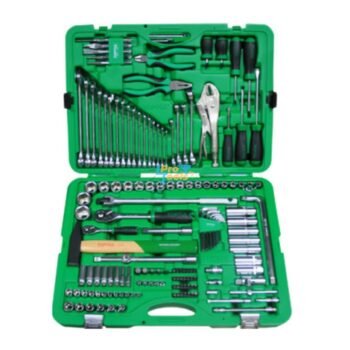 Caisse A Outils 150PCS PROFESSIONAL GRADE  1/4 “et 1/2” (Plastique Vert) – GCAI150R-TOPTUL