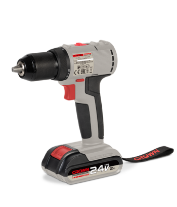 مفك مثقاب لاسلكي 24 فولت 2 بطارية 2.0AH CT21118M-2 تيرابايت | كراون