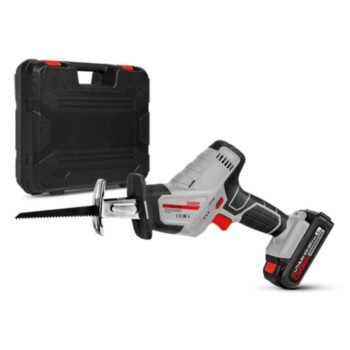 منشار سيبر كهربائي لاسلكي 20 فولت 2 بطارية 2.0 أمبير للمعادن والبلاستيك والخشب واللحوم CT25009 | كراون