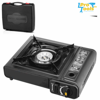 موقد غاز محمول للتخييم والرحلات مع حقيبة حمل