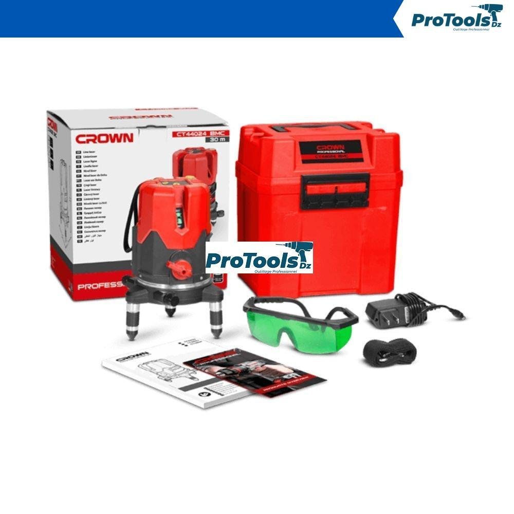 مستوى ليزر 5 خطوط 30 م CT44024 BMC | كراون مستوى ليزر 5 خطوط 30 م CT44024 BMC | كراون