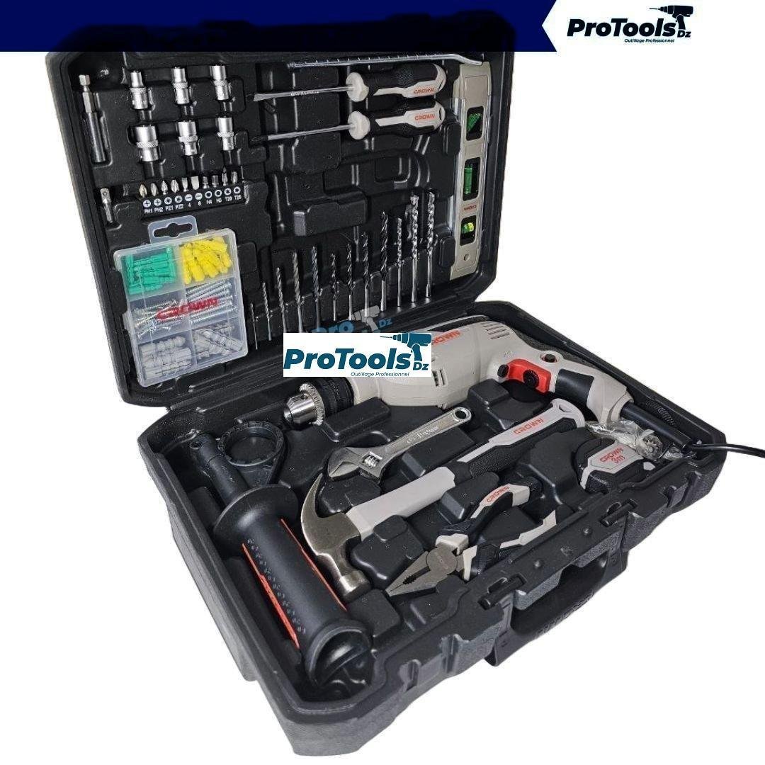 طقم حفر 600 وات 13 مم 98 قطعة CK10-XA98 | كراون