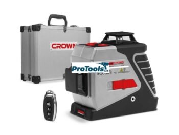 مستوى الليزر 3x360° 3D 30m مع جهاز التحكم عن بعد CT44048-R MC | كراون