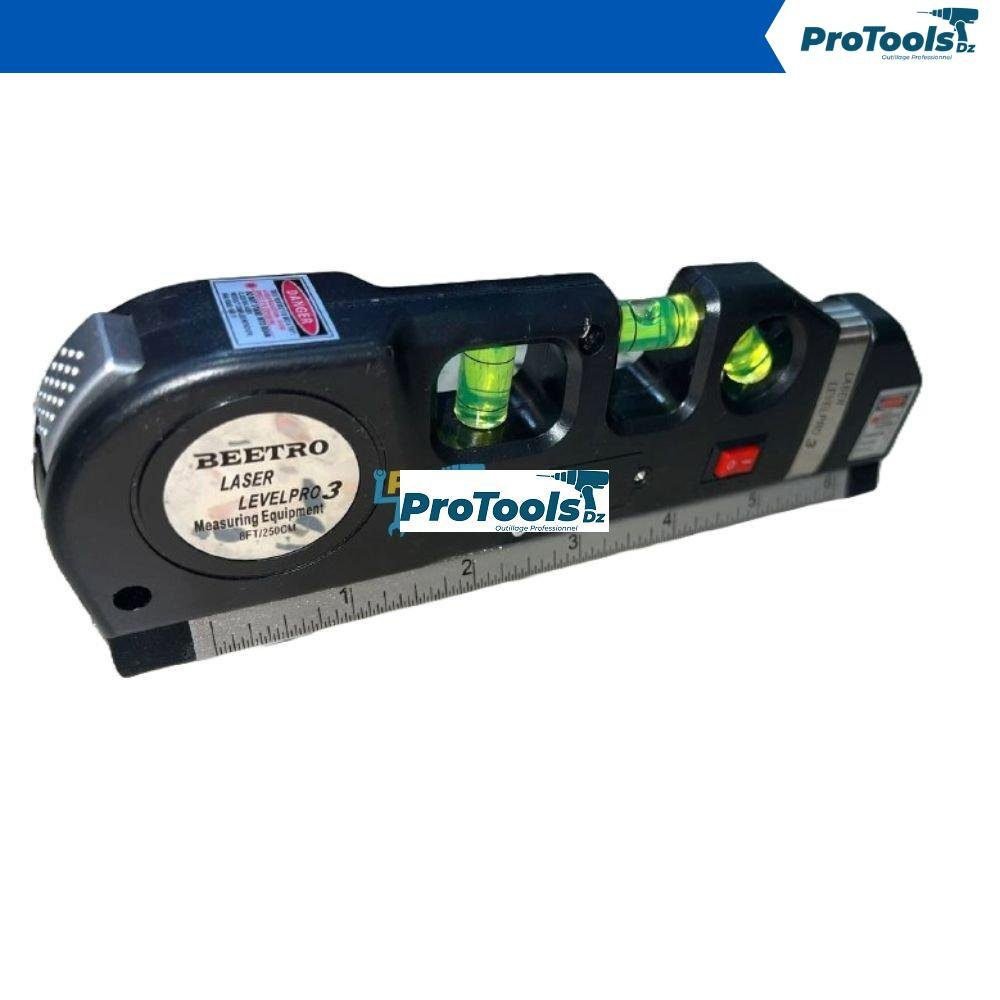 مسطرة ليزر احمر 15 سم 3 مستويات 2.5 متر TC0327 - بيترو مسطرة ليزر احمر 15 سم 3 مستويات 2.5 متر TC0327 - بيترو