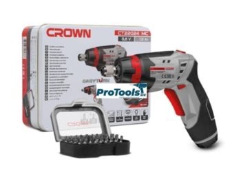 مفك كهربائي دوار لاسلكي 3.6 فولت مع شعلة CT22024 | كراون