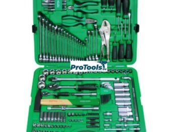 Caisse A Outils 150PCS PROFESSIONAL GRADE 1/4 “et 1/2” (Plastique Vert) – GCAI150R-TOPTUL