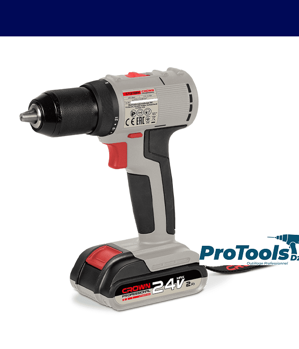 مفك مثقاب لاسلكي 24 فولت 2 بطارية 2.0AH CT21118M-2 تيرابايت | كراون