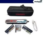 مفك كهربائي ذكي 3.6 فولت 1.2 أمبير 28 قطعة CT22053 | كراون