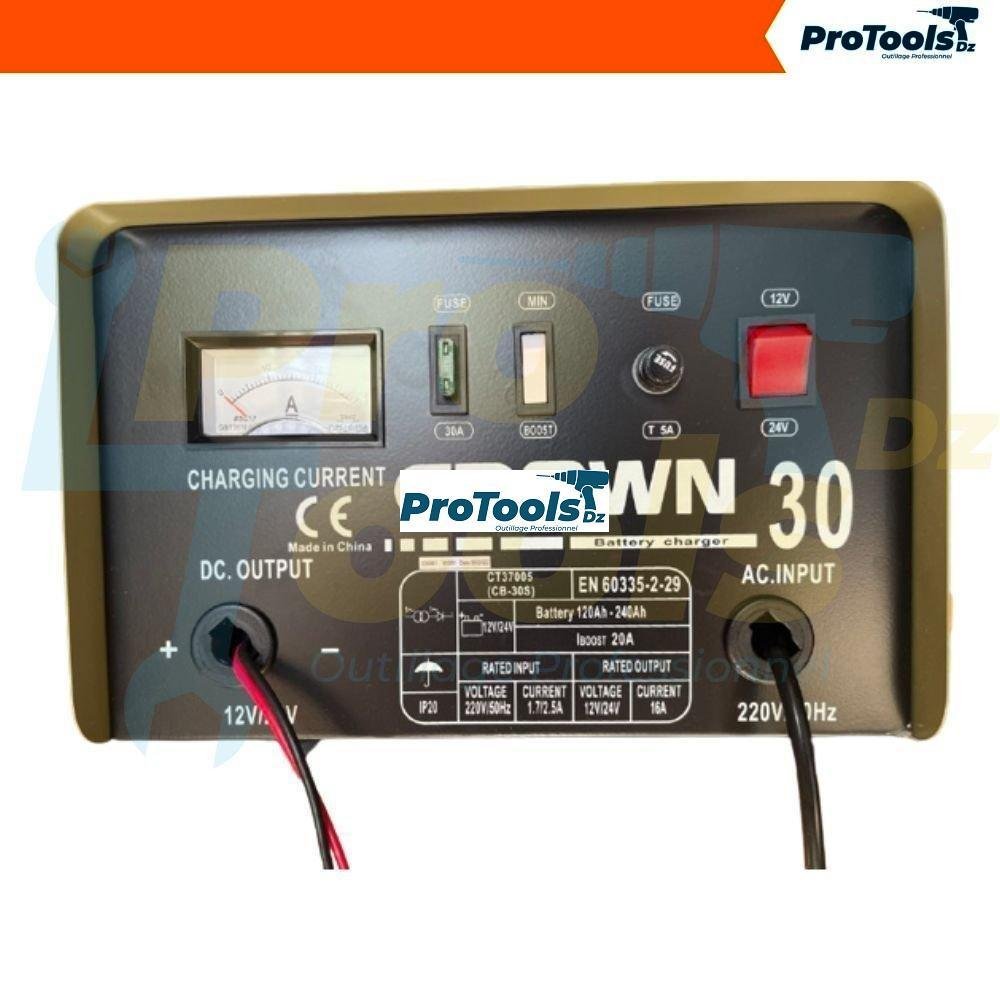 شاحن بطارية سيارة 6-12 فولت 480 واط CT37005 | كراون