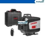 مستوى ليزر 4x360° 4D 30m مع جهاز تحكم عن بعد CT44091-R | كراون