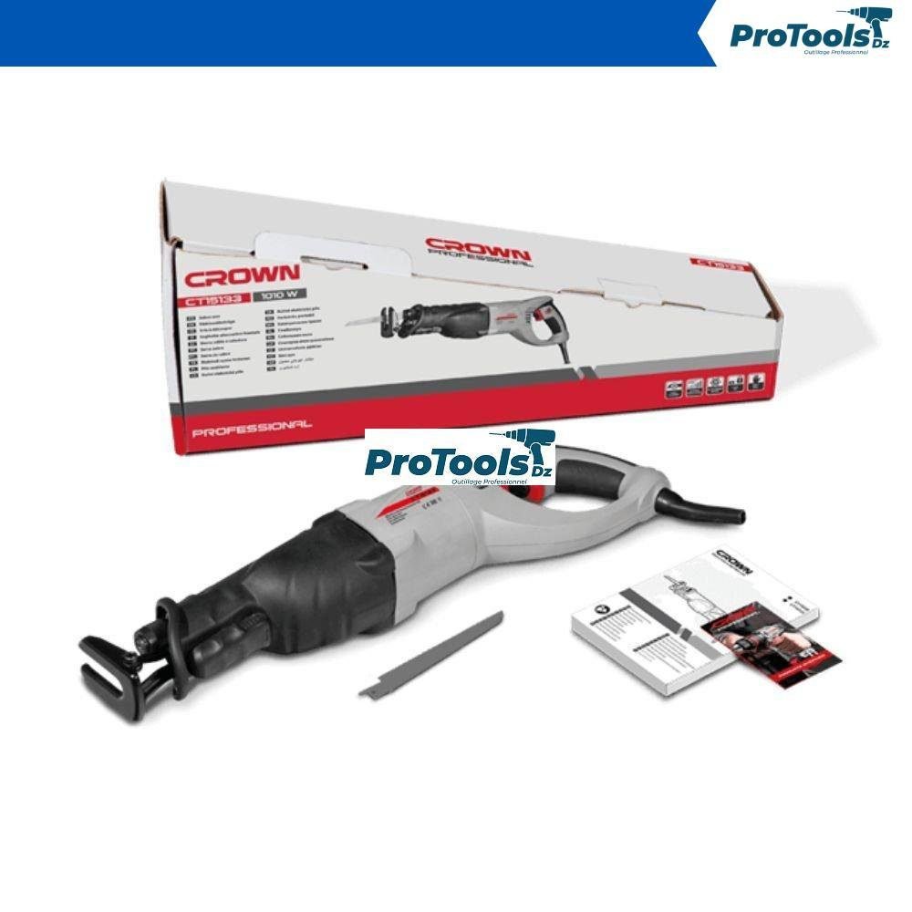 منشار كهربائي 1010 وات للمعادن والـ PVC والخشب واللحوم CT15133 | كراون منشار كهربائي 1010 وات للمعادن والـ PVC والخشب واللحوم CT15133 | كراون